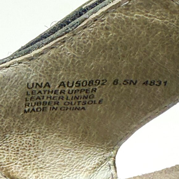 Abeo Una Black Cork Wedge Sandals Size 8.5 Narrow Orthopedic Comfortcore Travel - Picture 12 of 12